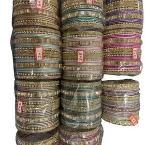 Metal and Gold Bangle Sets for Women - Unique and Vibrant Colors special gift