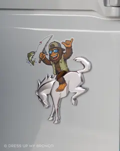 Reel Bronco Energy — Bronco Emblem Vinyl Decal (Sports Mode Edition)