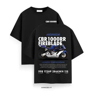 [RacingX-26] CBR1000RR FireBlade Graphic Premium Cotton T-Shirt For Racing Fans Streetwear Motorcycle Motocross Racing, Dirt Bike Graphic Tee, Superbike Racing Outfit, Gift for Biker, Motorsport Fans