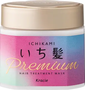 ICHIKAMI Premium Wrapping Mask Hair Treatment, Salon-Grade Haircare with Sakura Oil for Repairing Silky Hair, 200g
