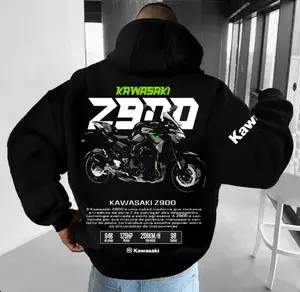 Kawasaki Z900 Hoodie, Back Print 90s Car Shirt Menswear Top, Unisex Trending Tee, Sweatshirt