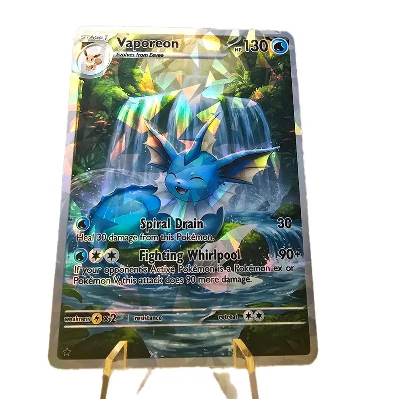 holographic vaporeon pokemon card Vaporeon Ex 205/187 Sv8a: Terastal Fest Ex Holo (Japanese main image 0