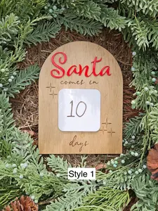 Christmas countdown board