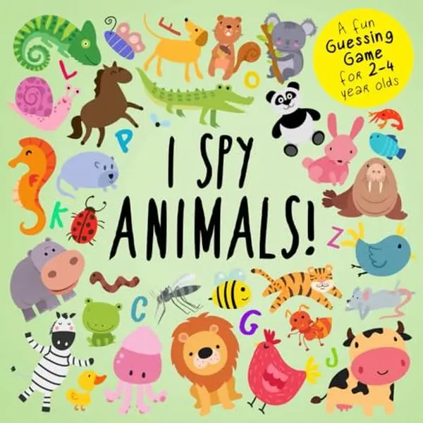 USED Book - I Spy - Animals!: A Fun Guessing Game for 2-4 Year Olds (I Spy Book Collection for Kids) by Books For Little Ones (Paperback) - english