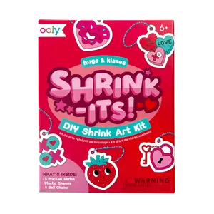 Shrink-Its! Mini DIY Shrink Art Kit - Hugs & Kisses