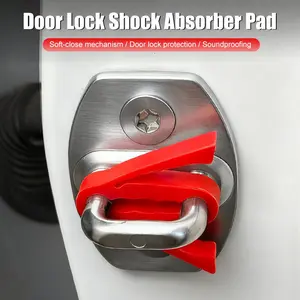 Car Door Buffer Pad, Silicone Door Lock Protector, Shock Absorber, Noise Reduction, Thick Anti-Collision Pad, Car Door Shock Pad