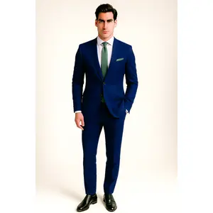 The Indigo Sage – Indigo Suit with Sage Green