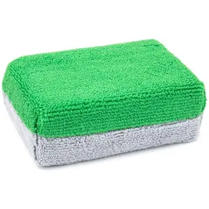Microfiber Applicator Sponge w/ Plastic Barrier