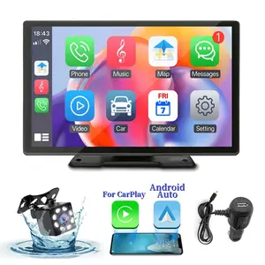 ✨ 9" WIRELESS CarPlay Car DISPLAY 🚗✨ Apple CarPlay & Android Auto NO WIRES! CCD Rear Camera | BT 5.0 | USB/TF/AUX FITS ALL CARS 12V-24V | PLUG & PLAY!