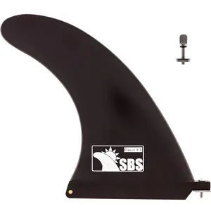 SBS - 8 inch Longboard & SUP Single Fin - 8" Center Fin for Surfboard & Paddleboard