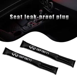 Car Seat Gap Filler Soft Pad Genuine Leather Car Decoration Mat for Infiniti Q50 Fx35 Q30 G37 Q70 Qx70 G35 Q60 Qx50 Vehicle
