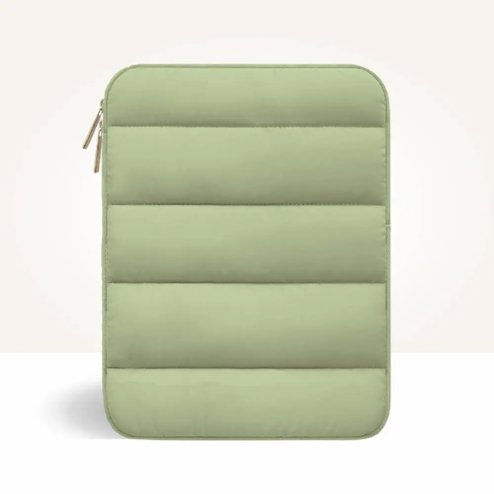 Matcha Puff Pouch - puffer pouch, puffy, travel case, organizer, book case, storage bag, green
