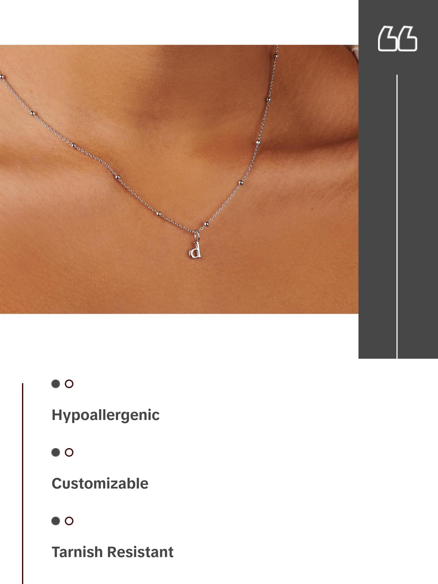 Initial Sterling Silver Charm