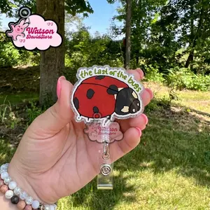 The Last Of Bugs Badge Reel, Music Inspired Retractable ID Holder, Nurse Week Accessories
