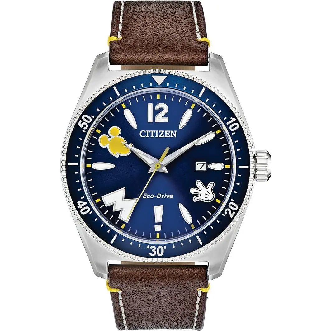 Citizen Disney Classic Blue Dial Mens Watch AW1599-00W