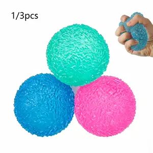 1/3PCS Handmade Maltose Filled Crystal Mochi Ball Squishy Toy, Super Soft Slow Rebound Quiet Fidget Toy, Stress Anxiety Relief Sensory Toy, Cute Desk Decor Perfect Gift for Kids Adults Boys Girls