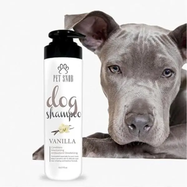 Pet Snob Dog Shampoo - Gentle Vanilla Fragrance, Moisturizing Formula with Vitamin B5, Suitable for All Grooming and Bathing Needs