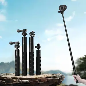 Multifunctional Handheld Extension Stick, Durable Action Camera Companion for GoPro, Outdoor Retractable Selfie Stick for Sports Camera