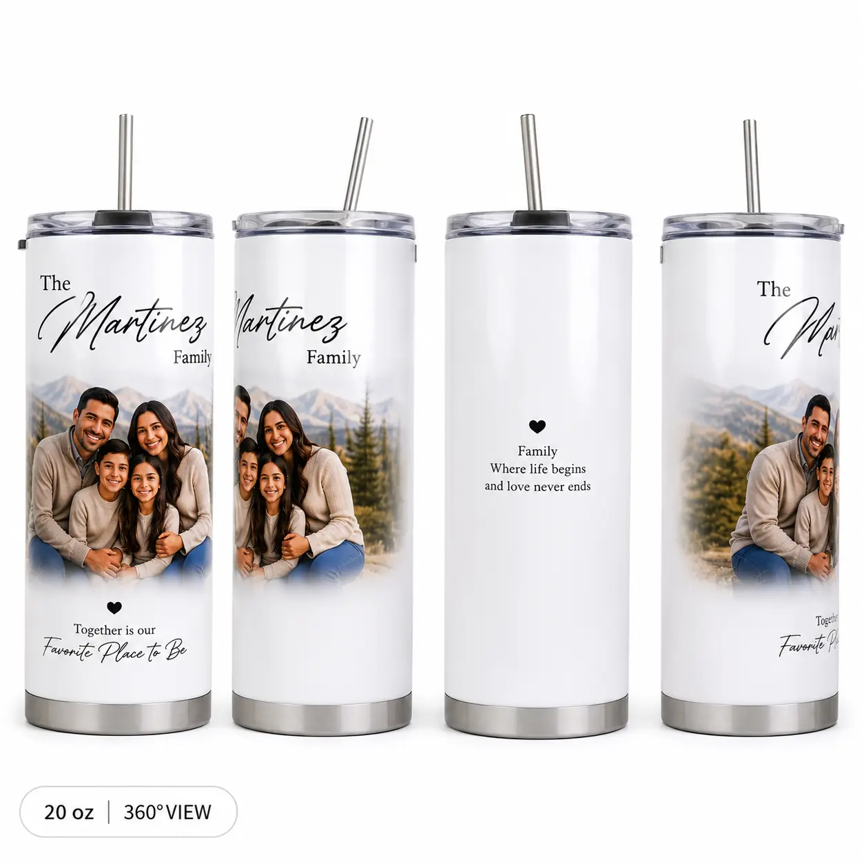 Custom UV Printed Tumbler — Personalized with Your Photo, Name or Design