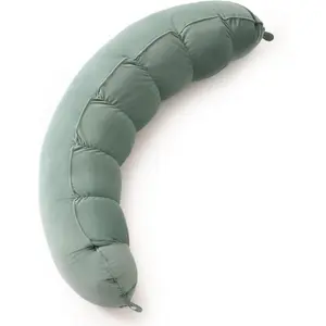 Peallow(Pat. Pend) – Long Round Body Pillow for Adults, Bolster Pillow for Sleeping, Soft and Supportive Pillow for Sleeping & Lumbar