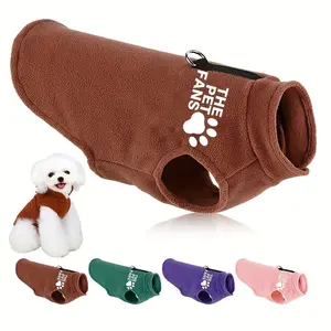 Dog Fleece Vest Jacket, Winter New Pet Dog Warm Coat, Suitable for All Small Dogs, Trendy and Stylish, Spring and Fall Selection