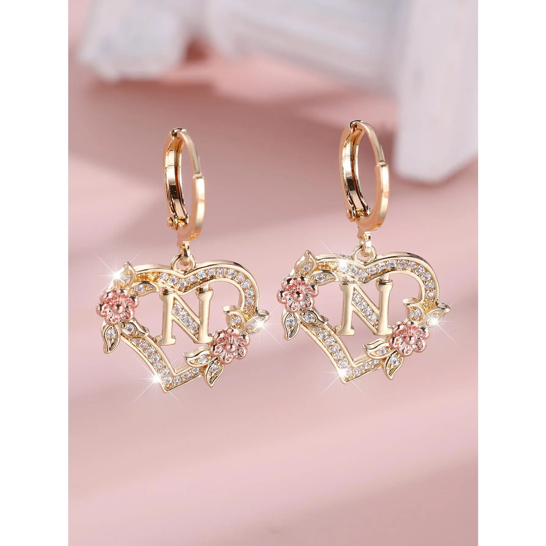 Gold+Rose Gold White Diamond N