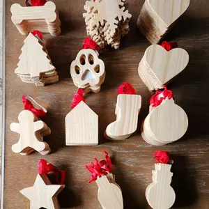 Wooden ornament blanks Christmas Tree Decor Decoration