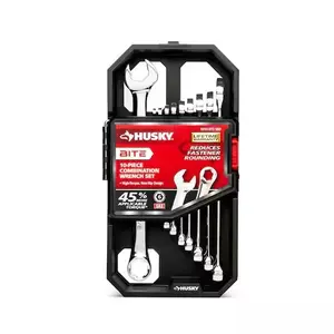 Husky BITE Metric Combination Wrench Set (10-Piece
