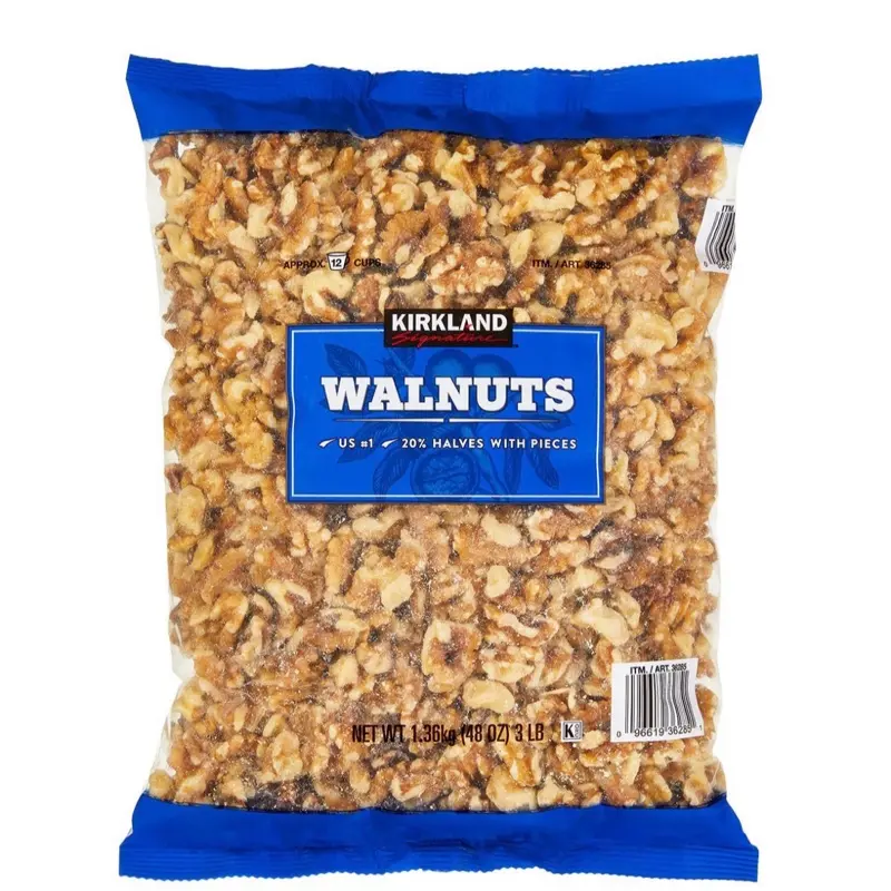 Walnuts Halves 3 Lb - 20% Halves with Pieces - 1.36kg - Ideal for Snacking and Cooking