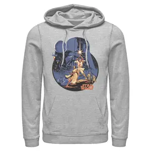 Mens Star Wars Stellar Scene Lightweight Hoodie