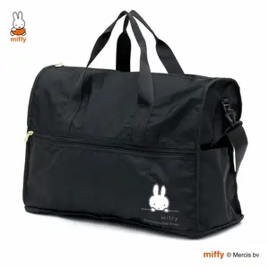 Miffy Travel Bag Kawaii Cute Rabbit Large Capacity Folding Travel Luggage Bag Student Portable Clothing Storage Bag