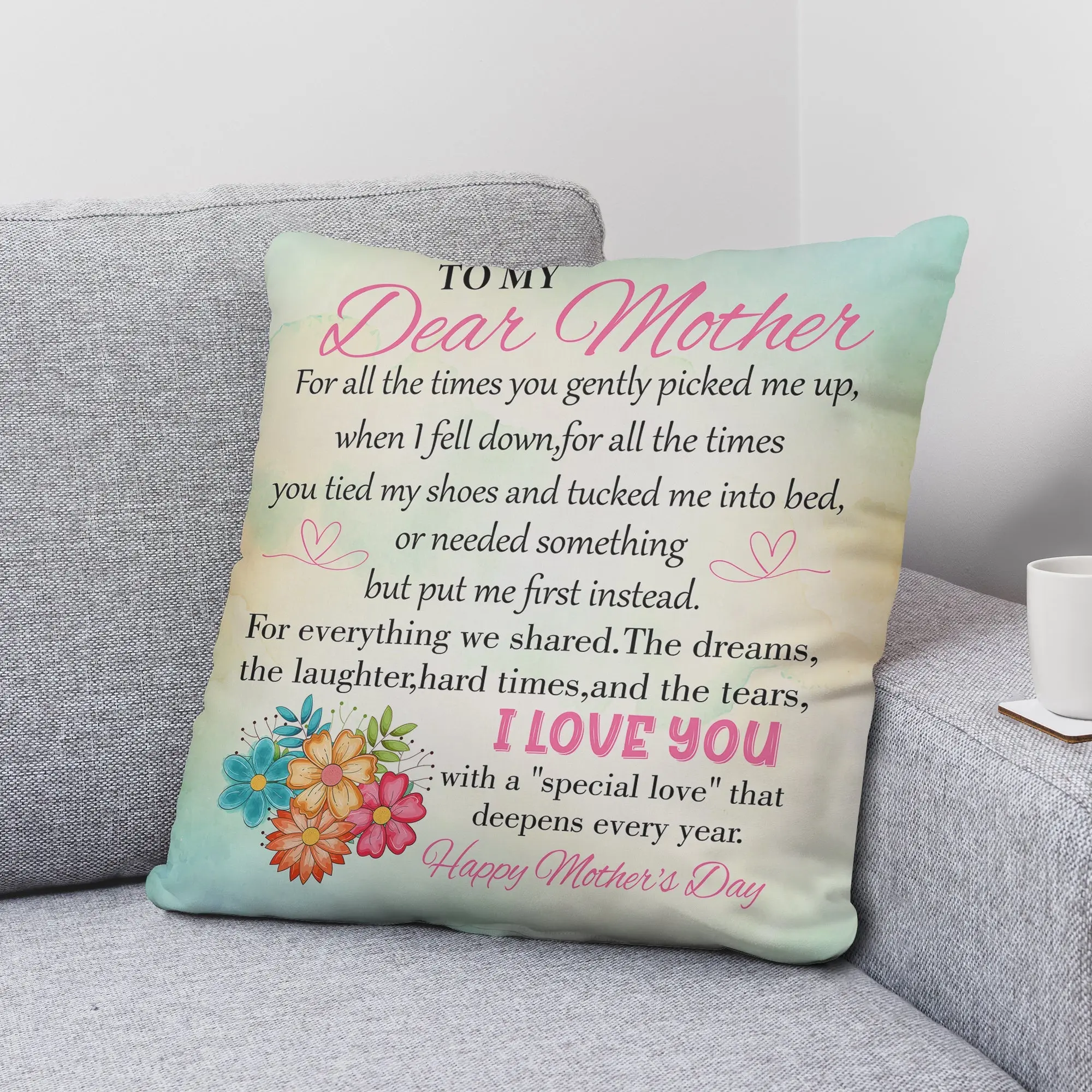 Mother's Day Pillow - Perfect Gift for any Mom