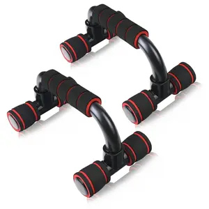 Lead bar push bracket handle set for men's and women's fitness, Strength Training Accessory, Home Gym Accessory, with padded foam grip, lead bar push