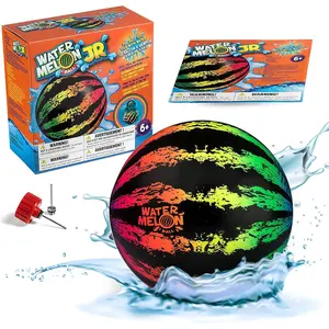 Watermelon Ball JR - Pool Toy for Underwater Games - Durable Ball for Pool Football, Basketball & Rugby - Perfect for Water Parties - Fun for Adults & Kids Alike - Fillable Pool Ball - Ages 6+