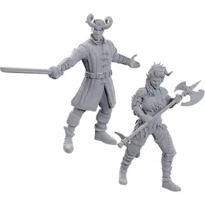 WizKids Unpainted Baldur's Gate Wyll and Karlach