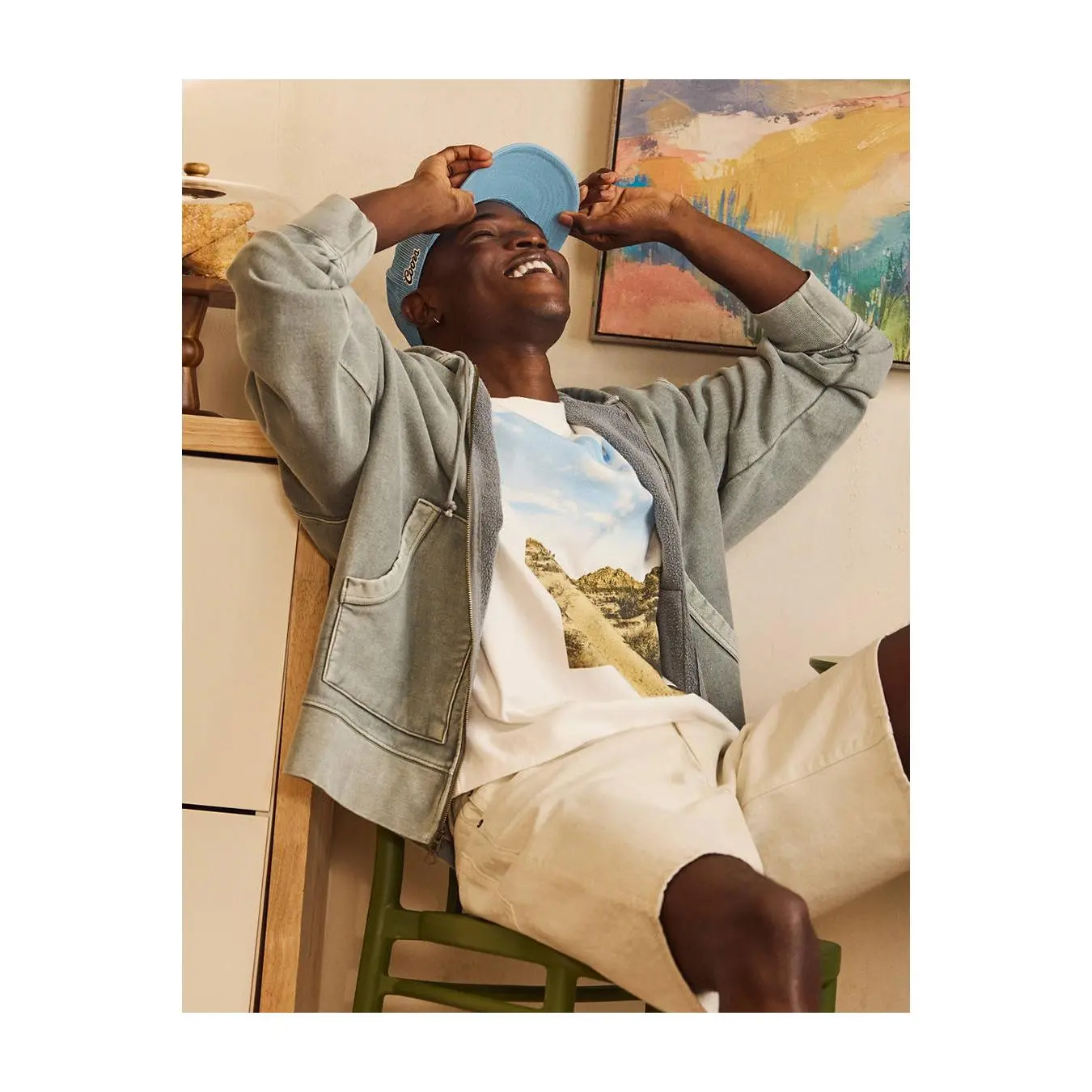AE Laidback Luxe Full-Zip Hoodie