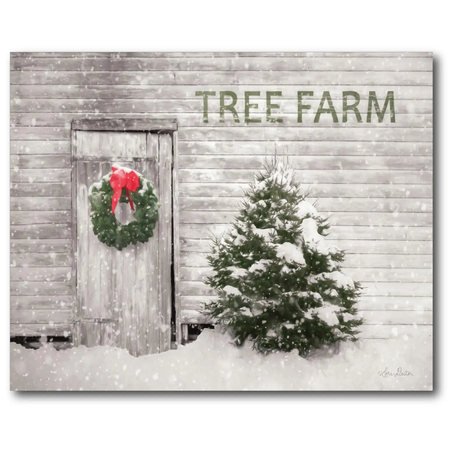 Courtside Market Tree Farm 30" x 40" Canvas
