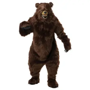Adult Deluxe Grizzly Bear Costume with Ani-Motion Mask