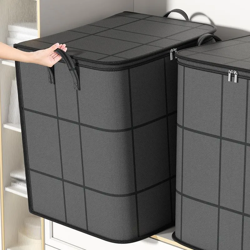 Large Capacity Foldable Storage Bags for Clothes and Quilts - Durable, Dustproof, and Aesthetic Organizer Solution, Perfect for Home or Dorm Use, Moving, and Seasonal Storage, Moving Bag|Decorative Storage|Durable Clothes Organizer, Storage Tote travel