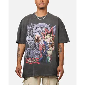 73Studio X Yu-Gi-Oh! Yami Yugi Heavyweight T-Shirt Black Wash