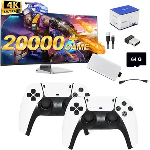 2026 New M15 Retro Game Stick, HDMI Output & Wireless Controller Plug and Play Video Game Console with  Games,HD 64G Plug and Play Video Games for TV,Arcade Game Console