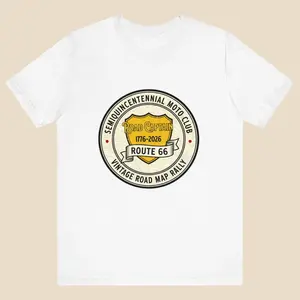 Semiquincentennial Motor Club Short-Sleeve Soft T-Shirt, Men's Streetwear Top | Bella+Canvas 3001
