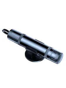 2-In-1 Aluminum Car Safety Rescue Hammer, Automatic Seatbelt Cutter Window Breaker, Emergency Rescue Tool, Essential Automotive Gear