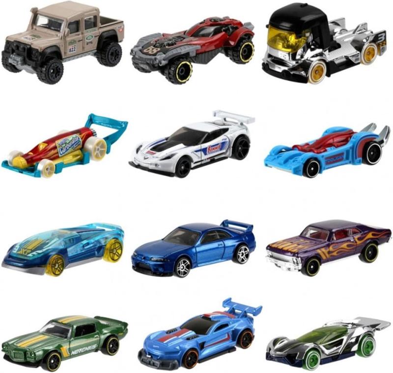 Mattel Hot Wheels 72 Count Random Case Basic Die-Cast Toy Cars Assorted Styles Collectibles