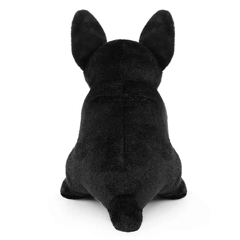 Bulldog Stuffed Animals Realistic Dog,7" Dog Stuffed Animals Soft Cuddly Black Bulld og Stuffed Dog Plush,Puppy Plush Toys for Kids Girls Boys Huggable & Washable