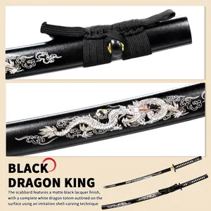 Black Dragon Soul Handcrafted Oriental Decor Ornament, Static Display Art Piece for Collection & Home Decor