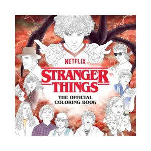 Stranger Things Official Coloring Book | Netflix Series Art, Retro Horror Designs, Relaxing Coloring Pages for Fans & Adults - Paperback