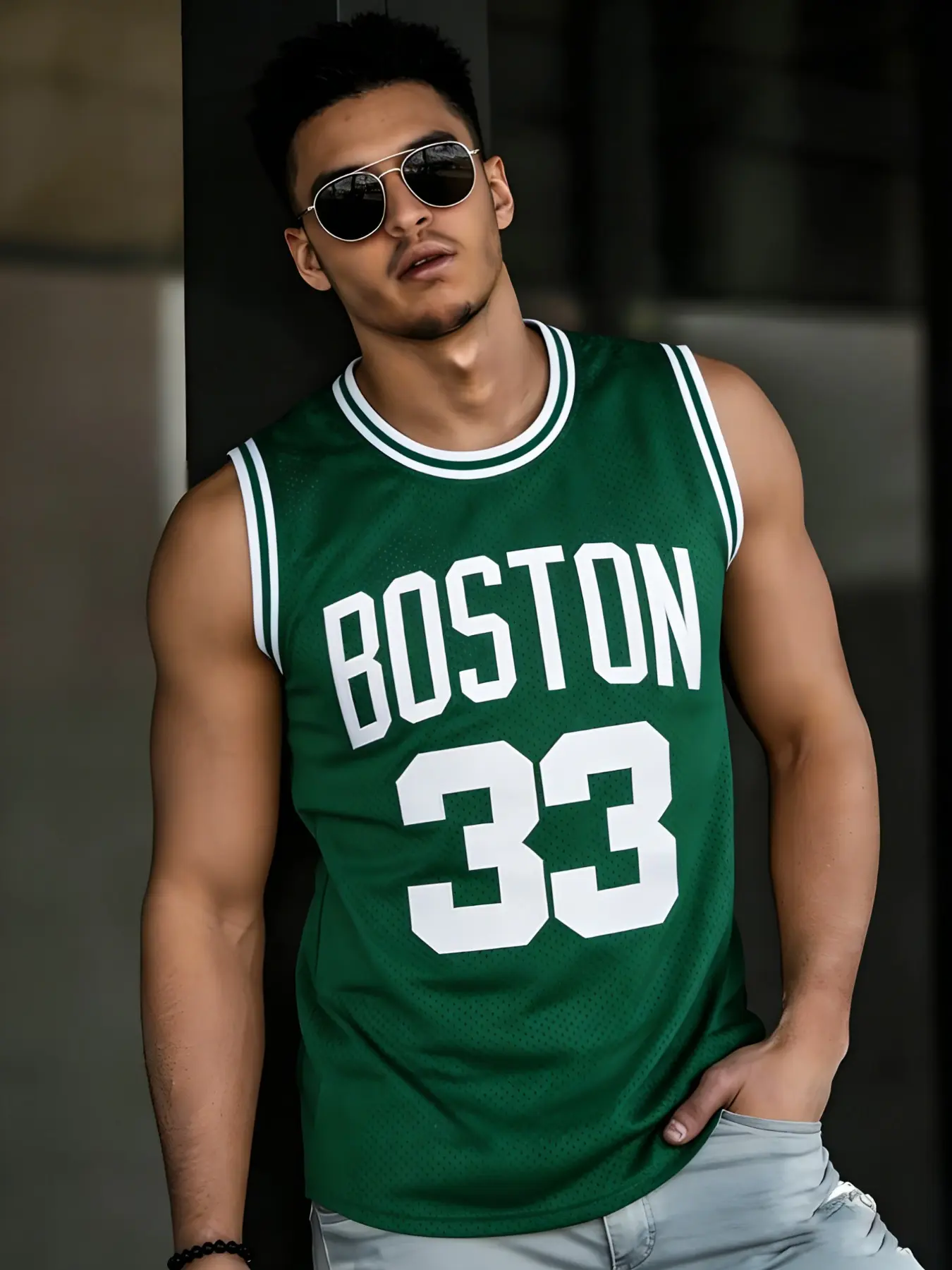 Men's Basketball Jersey Letter Pattern Loose Fit Breathable Sleeveless Top, Workout Tops, S-Xxxl Casual Sports Wear Gymswear