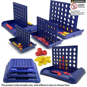 3D Connect Four Game, 1 Count Durable Classic Family Board Game Toy, Fun Educational Toy, Entertainment Puzzle Chess, Strategy Board Games, Tabletop Games