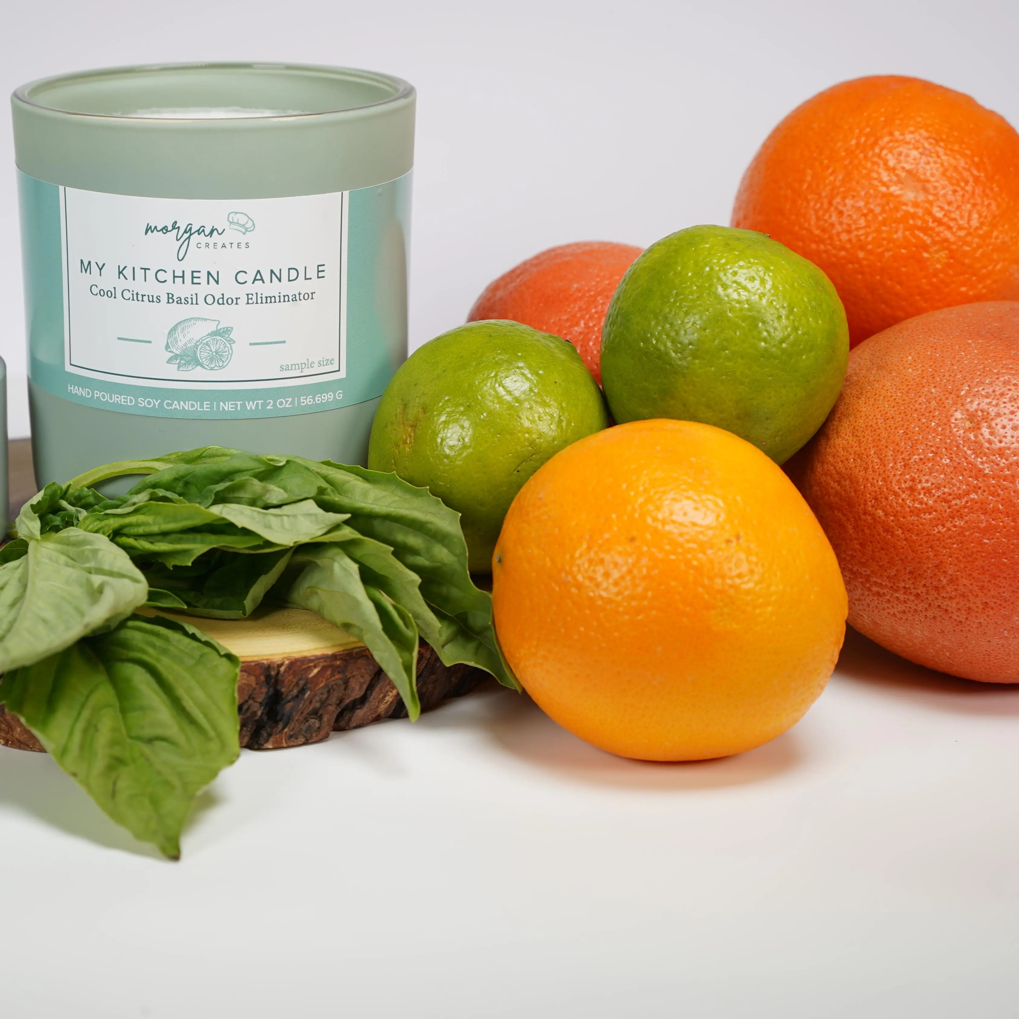 My Kitchen Candle: Cool Citrus Basil Odo Eliminator.